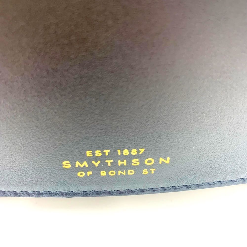 Auth New, Never Used Smythson Black Mini Crossbody Pillow Bag Pristine Condition - Picture 14 of 16